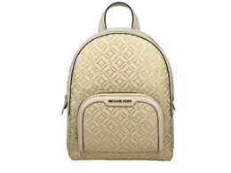 Рюкзак Jaycee Medium с карманом на молнии, кремово-золотой Michael Kors 0197853083691