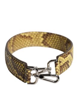 Сумка из желтой экзотической кожи с плечевым ремнем Dolce & Gabbana 8052145381416 | yellow