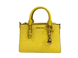 Сумка-портфель Charlotte 3 в 1 Crossbody золотисто-желтого цвета Michael Kors 0196237625748