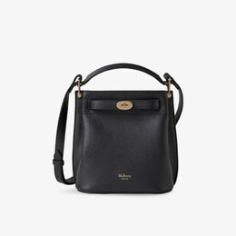 Сумка-ведро Mulberry Islington из зернистой кожи, черный r04440353 | black