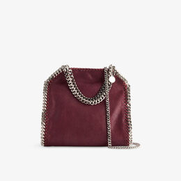 Сумка-тоут Stella McCartney Falabella из искусственной кожи с цепочкой, сливовый r04460329 | plum