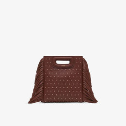 Сумка через плечо Maje M mini маленькая кожаная, коричневый r04490296 | brown