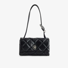 Мини-сумка через плечо Marc Jacobs из комбинированной кожи стеганая, черный r04442613 | black
