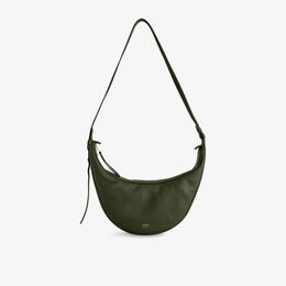 Сумка через плечо Khaite Августина маленькая кожаная, зеленый r04483205 | bottle green