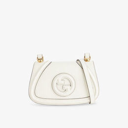 Сумка через плечо Gucci маленькая кожаная, белый r04488924 | dusty white