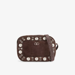 Сумка Valentino Garavani Nellcote из замши, коричневый r04479919 | testa di moro
