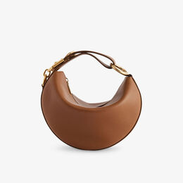Сумка кожаная Burberry Knight Arc с верхней ручкой, коричневый r04437255 | hazel