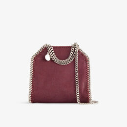 Сумка-тоут плетеная Stella McCartney Falabella, бордовый r04460345 | plum