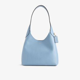 Сумка кожаная Coach Brooklyn 28, голубой r04433375 | bluebell