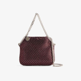 Сумка-тоут Stella McCartney Falabella, фиолетово-красный r04460328 | raisin