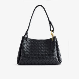 Сумка Bottega Veneta из кожи, черный r04463029 | black-m brass