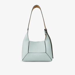 Сумка-хобо кожаная Jimmy Choo Diamond, бирюзовый / коричневый r04472957 | light verde/silver
