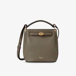 Сумка-ведро Mulberry Islington из зернистой кожи, зеленый r04440363 | linen green