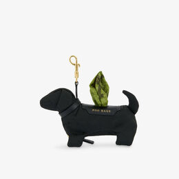 Сумка Dog poo Anya Hindmarch с плетеным декором и логотипом, черный r04459122 | black