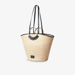 Сумка-тоут Claudie Pierlot с металлической ручкой, синий r04418630 | bleus