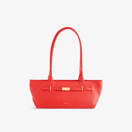 Сумка-тоут DeMellier Нью-Йорк кожаная, красный r04400595 | poppy red