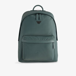 Рюкзак Emporio Armani нейлоновый с логотипом, зеленый r04463590 | balsam green