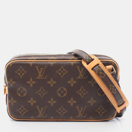 Louis Vuitton Pochette Marly Bandouliere Brown Monogram Canvas Crossbody Bag 1185503