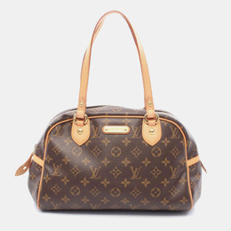 Louis Vuitton Montorgueil PM Brown Monogram Canvas Shoulder Bag 1185487