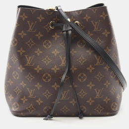Louis Vuitton NeoNoe PM Brown Noir Monogram Canvas Shoulder Bag 1185536