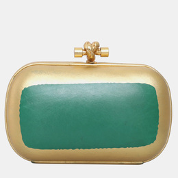 Bottega Veneta Leather Knot Clutch 1185904