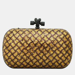 Bottega Veneta Sequin Knot Clutch 1185905