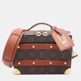 Louis Vuitton Brown NBA Monogram Handle Trunk Satchel 1185842