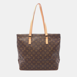 Louis Vuitton Cabas Mezzo Brown Monogram Canvas Tote Bag 1185467