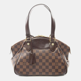 Louis Vuitton Verona PM Brown Damier Ebene Canvas Leather Shoulder Bag 1185415