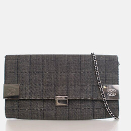 Chanel Chocolate Bar Vintage Denim Flap Bag 1184717