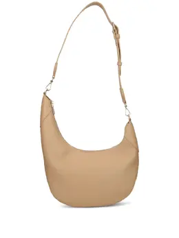 Love Moschino logo-plaque crescent shoulder bag 31049219
