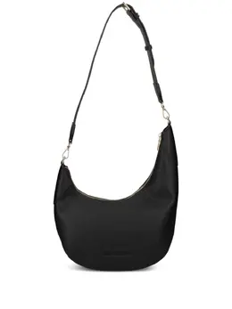 Love Moschino logo-plaque crescent shoulder bag 31049206