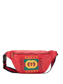 Gucci 2000-2015 Grained Calfskin Logo belt bag 31317958