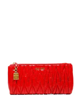 Miu Miu 2010s matelassé clutch bag 31295549