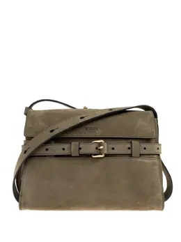 Moschino medium Tie Me suede crossbody bag 31069765