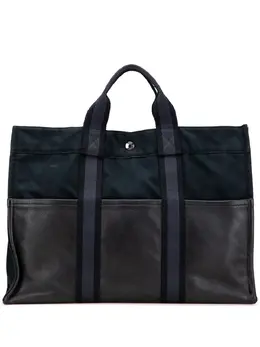 Hermes 1990-2010 Canvas and Leather Fourre Tout MM tote bag 31335510
