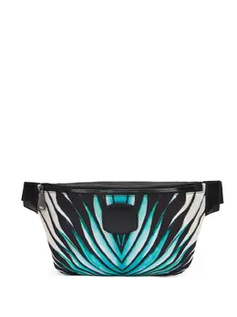 Roberto Cavalli leaf-print belt bag 31083266