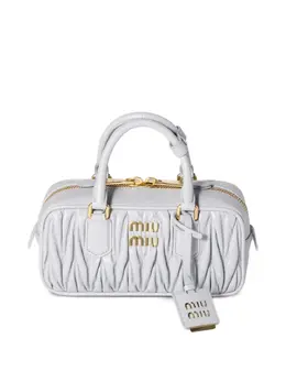 Miu Miu Arcadie matelassé leather tote bag 31082392