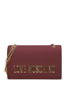 Love Moschino logo-plaque chain-strap cross body bag 31166916