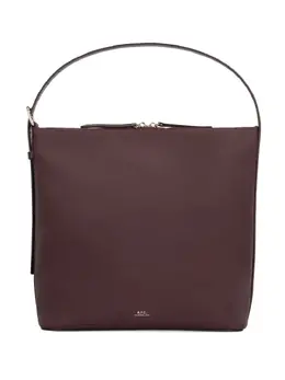 A.P.C. Vera zip-top leather shoulder bag 30414266