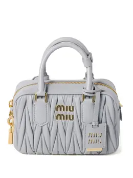 Стеганая сумка Arcadie Miu Miu, серый 31082366 | серый