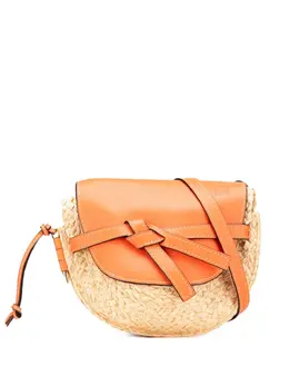 Loewe 2018 Medium Raffia Gate crossbody bag 31335532