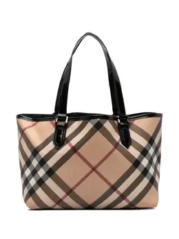 Burberry 2000-2017 Supernova Check Coated Canvas tote bag 31313882
