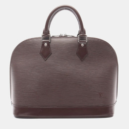 Louis Vuitton Alma Brown Epi Leather Top Handle Bag 1185407
