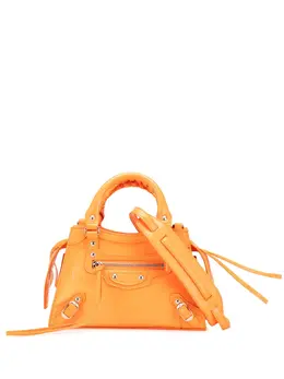 Balenciaga 2020 Mini Croc Embossed Calfskin Neo Classic City satchel 31313096