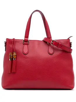 Gucci 2016-2025 Leather Bamboo Tassel satchel 31317445