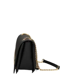 Маленькая сумка через плечо с логотипом Love Moschino, черный 31049146 | черный