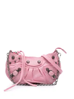 Balenciaga 2022 Mini BB Monogram Denim Le Cagole satchel 31317434