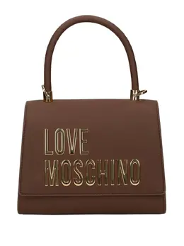 Сумка-тоут с логотипом Love Moschino, коричневый 31187629 | коричневый