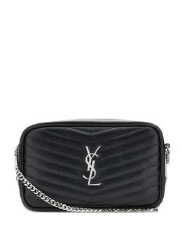 Saint Laurent mini Lou quilted chain-strap shoulder bag 31272245